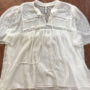 Off white Zara Blouse XXL